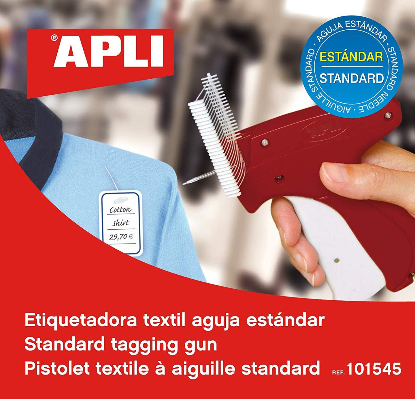 Pistolet Textile À Aiguilles Standard Apli 101545
