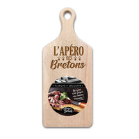 Planche apéro - Planche à découper - Bois - Apéro des bretons - 38x15cm