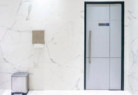 Plaque adhésive - Toilettes femme - Imitation alu - 16,5x4,4cm - Signalétique
