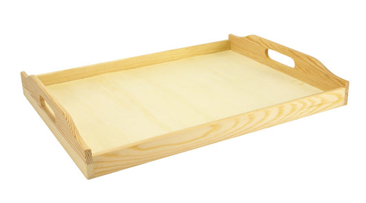 Plateau - Bois naturel - Personnalisable - 40 x 30 x 5,5 cm - CTOP