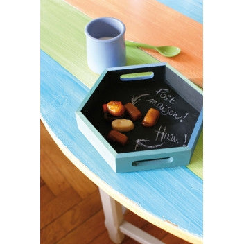 Petit plateau - Bois - A décorer - 20 x 18 x 4 cm