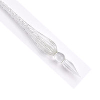 Plume en verre - Ronde - Transparent - Calligraphie - Herbin