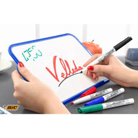 Pochette de 4 marqueurs effaçables - Velleda 1741 - Assortiment - Bic