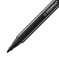 Pochette de 4 stylos-feutres STABILO pointMax - pointe moyenne - noir