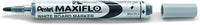 Pochette de 4 marqueurs - Effaçable - Pointe ogive - Tableau blanc - Pentel - Maxiflo