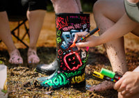 Pochette 4 marqueurs POSCA - PC5M - Couleurs festives - Pointe moyenne