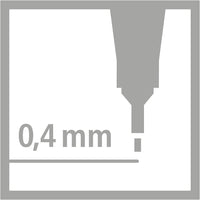 Pochette de 40 stylos-feutres STABILO point 88 - pointe fine - Assortiment