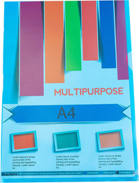 Pochettes plastiques coins - A4 - Couleur - Lot de 100 pochettes - Exacompta