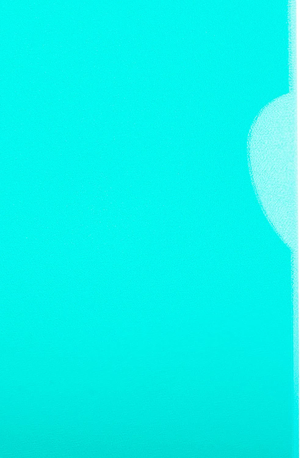 Pochettes plastiques coins - A4 - Couleur - Lot de 100 pochettes - Exacompta