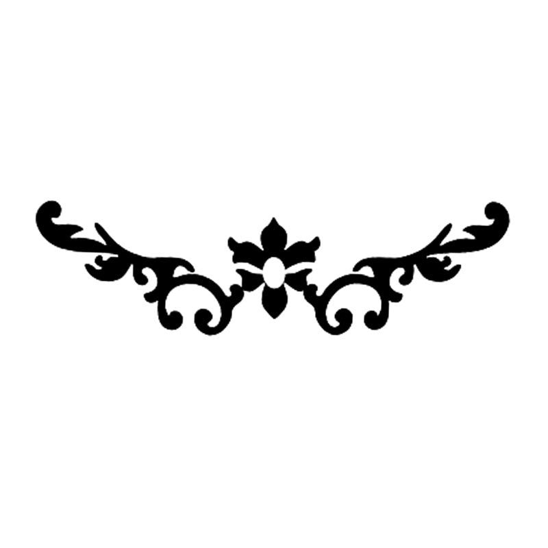 Pochoir - Motif ornement - Repositionnable - 31 x 61 cm - Peinture - Décoration