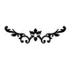 Pochoir - Motif ornement - Repositionnable - 31 x 61 cm - Peinture - Décoration