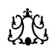 Pochoir - Motif chandelier - Repositionnable - 42 x 46 cm - Peinture - Décoration