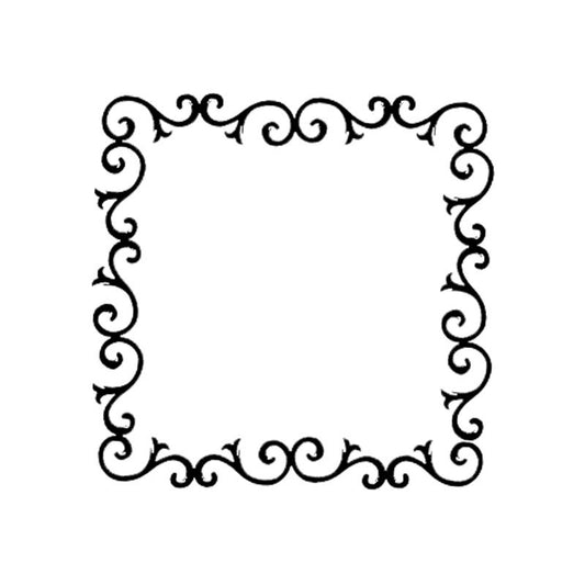 Pochoir - Motif Oriental - Repositionnable - 35 x 31 cm - Peinture - Décoration