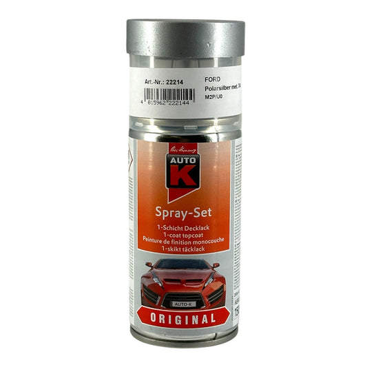 Bombe de peinture carrosserie - Ford - Polarsilber 74 - M2P/U0 - 150 ml - Auto K