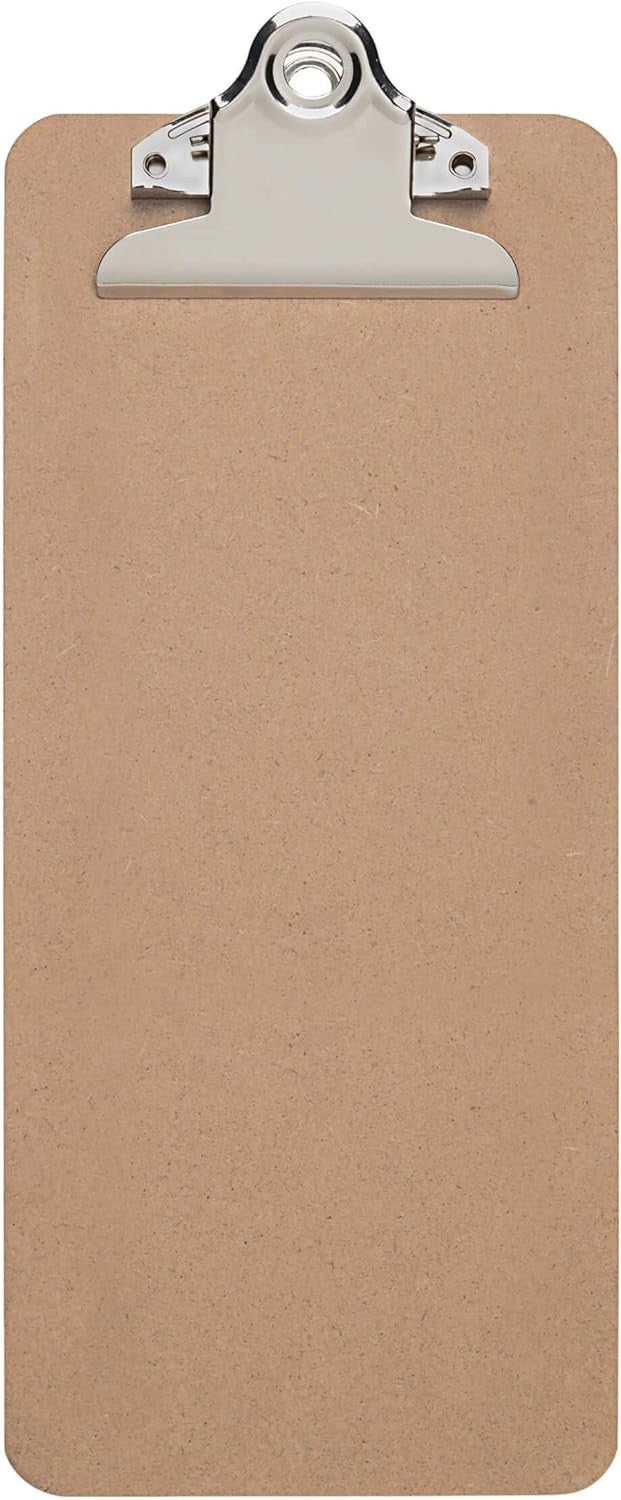 Porte-bloc - 28x11cm - Bois - Clip en métal - Avec fixation murale - Maul