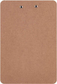 Porte-bloc - Pour document A5 - Clip métal rose - Bois - Apli Nordik