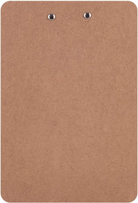 Porte-bloc - Pour document A5 - Clip métal vert - Bois - Apli Nordik