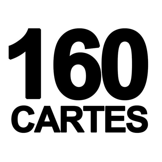 Porte-cartes de visite noir 160 cartes 120x275mm Apli