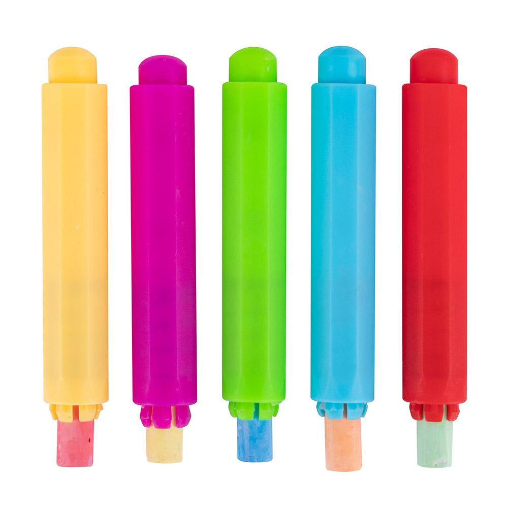 Porte-craies en plastique - Diamètre de 9 mm - Ajustable - 5 pièces