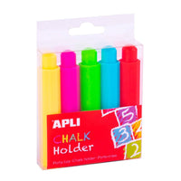 Porte-craies en plastique - Diamètre de 9 mm - Ajustable - 5 pièces