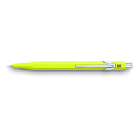 Porte-mines - Métal - Jaune fluo - Mine de 0,7mm - Rechargeable - Caran d'Ache 849