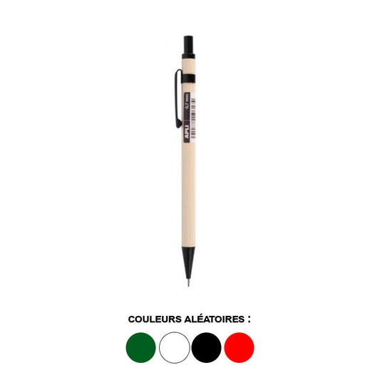 Porte-mines - 0,7mm - Rétractable - Rechargeable - Corps métal - Apli