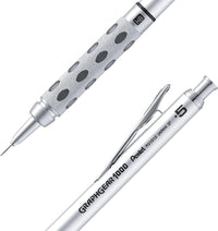 Porte-mines - Métal - Rechargeable - HB - Mine 0.5mm - Pentel - Graphgear 1000