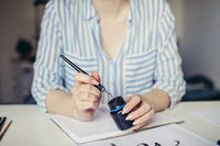 Porte-plume - Bois vernis - Ergonomique - Ecriture - Calligraphie - Brause