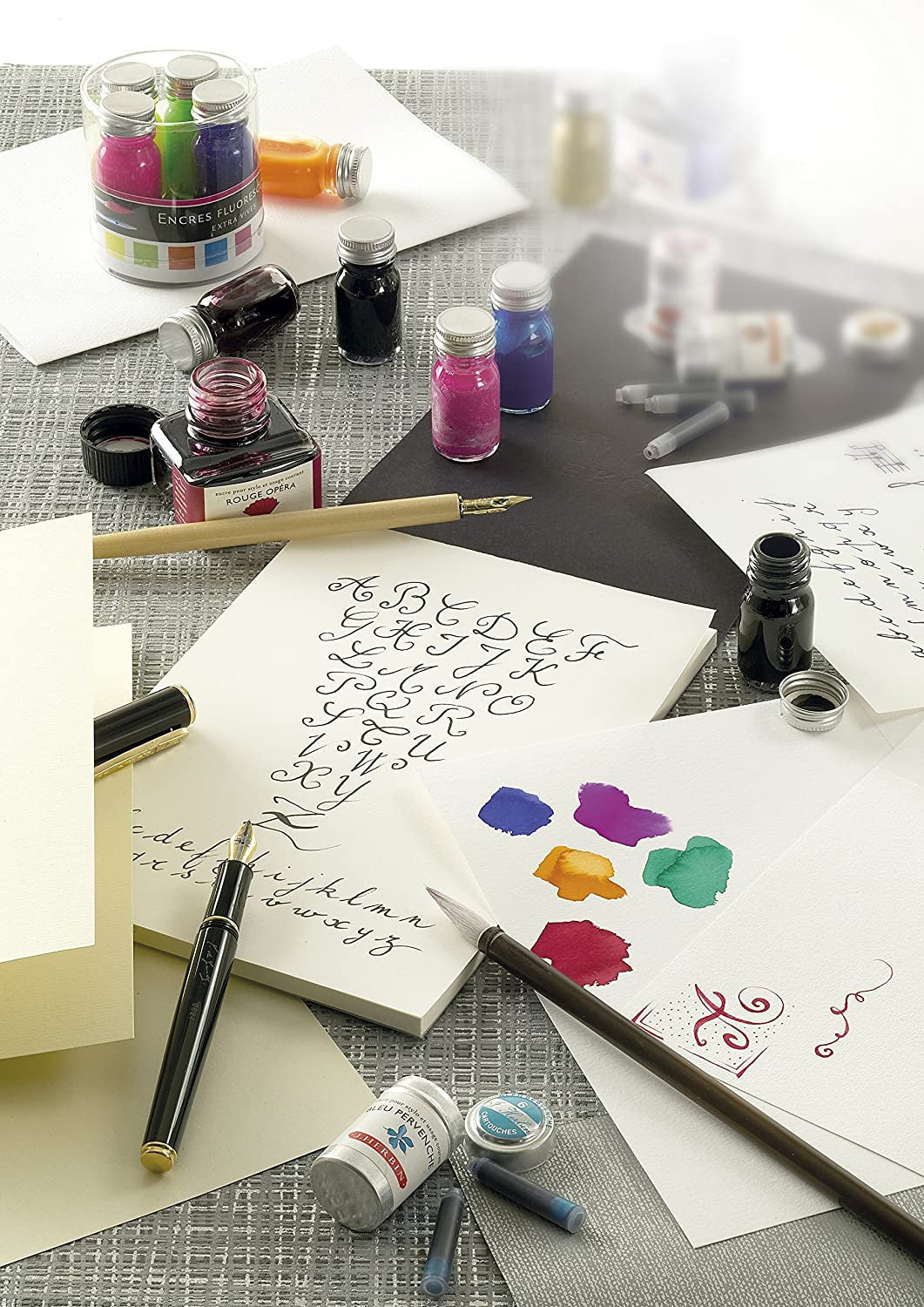 Porte-plume - Bois vernis - Ergonomique - Ecriture - Calligraphie - Brause