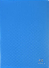 Porte-vues - 100 vues - 50 pochettes - Bleu - A4 - Souple - Exacompta