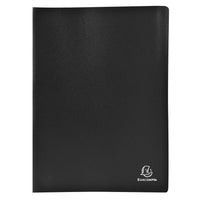 Porte-vues - 100 vues - 50 pochettes - Noir - A4 - Souple - Exacompta