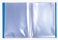 Porte-vues - 40 vues - 20 pochettes - Bleu - A4 - Souple - Exacompta