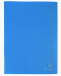Porte-vues - 40 vues - 20 pochettes - Bleu - A4 - Souple - Exacompta