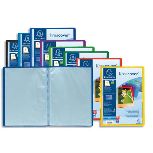 Porte Vues 60 Vues Personnalisable Kreacover Exacompta