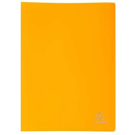 Porte-vues - 80 vues - 40 pochettes - Jaune - A4 - Souple - Exacompta