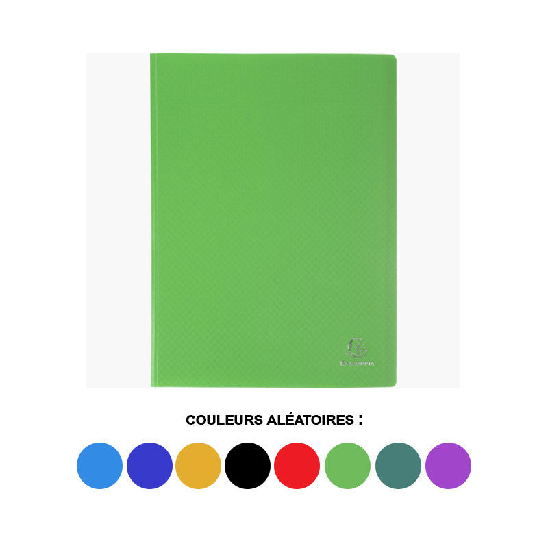 Porte-vues - Lutin - 160 vues - Polypro - A4 - Couleurs assorties - Exacompta