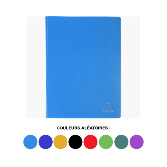 Porte-vues - Lutin - 20 vues - Polypro - A4 - Couleurs assorties - Exacompta