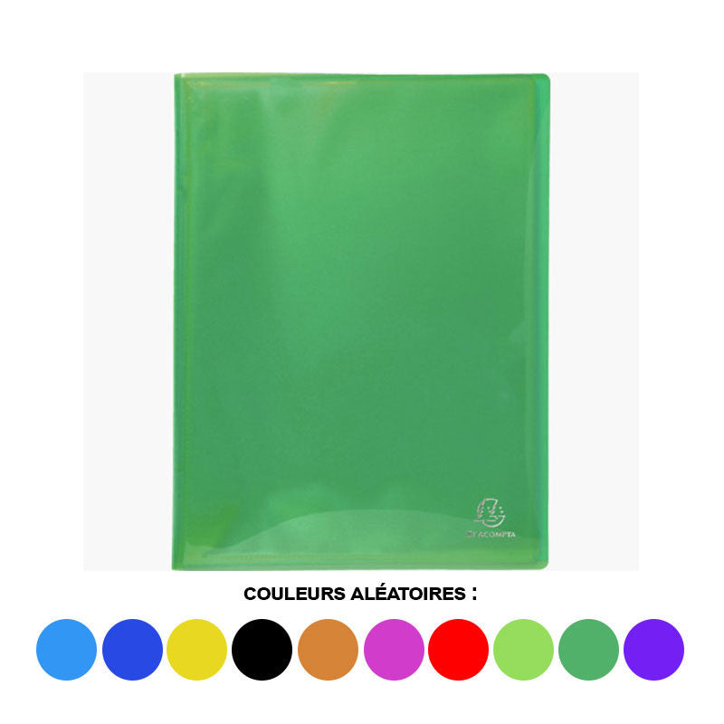 Porte-vues - Lutin - 80 vues - Polypro semi-rigide - A4 - Couleurs assorties - Exacompta