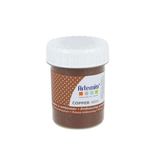 Poudre à embosser - Marron - Opaque - Embossage - Scrapbooking - Pot de 40ml