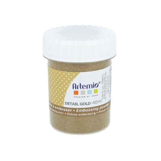 Poudre à embosser - Or - Opaque - Embossage - Scrapbooking - Pot de 40ml