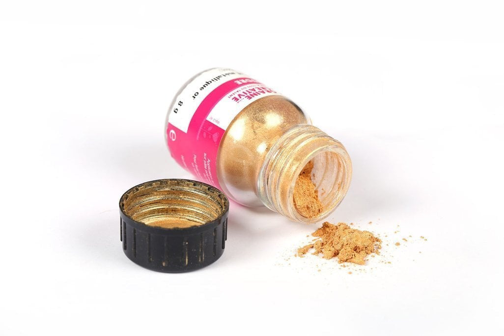Poudre - Effet métallique or - Pour pâte FIMO - Pot de 8g - Graine Créative