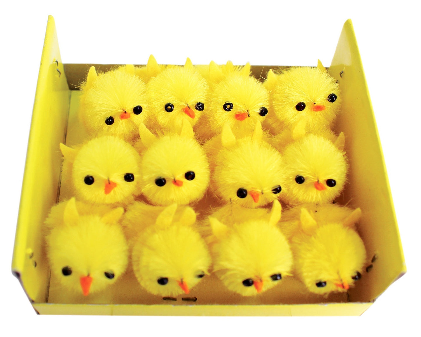 Petits poussins - Décoratif - Loisirs créatifs - Pâques - 12 pièces - 2,5cm