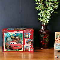 Puzzle - Cars - Disney - 4 puzzles - 12 16 20 et 25 pièces - Educa