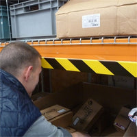 Protection souple en mousse pour étagères de stockage  - Noir/Jaune - 75 cm - Viso