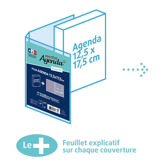 Protège Agenda - 12,5 x 17,5 cm - Exacompta