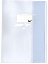Protège-cahier transparent en PVC – Format  A4 21x29,7 CM – Épaisseur 19/100ème – Grain lisse