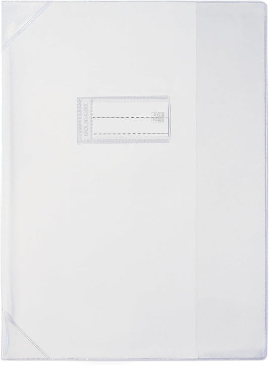 Protège-cahier - 24x32cm - Pour cahier - Transparent - Polypro - Scolaire