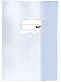 Protège-cahier transparent en PVC – Format 24x32 cm – Épaisseur 19/100ème – Grain lisse