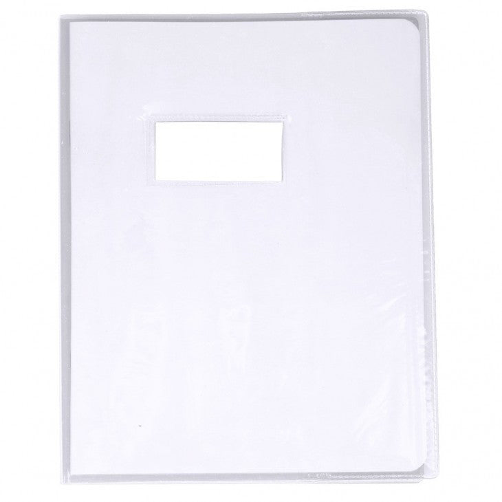 Protège cahier - Pour grand cahier - 24x32cm - Transparent - Polypro