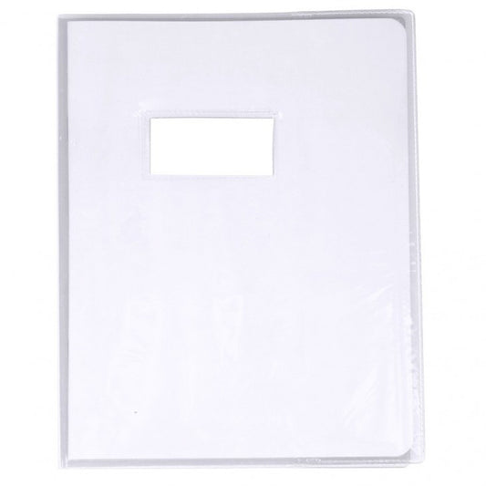 Protège cahier - Pour grand cahier - 24x32cm - Transparent - Polypro